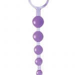 Dragonz Tail Anal Pleasures Silicone Anal Beads Purple