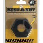 Bone Yard Bust A Nut Silicone Cock Ring Ball Stretcher Black