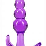 B Yours Triple Bead Anal Plug Purple