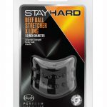 Stay Hard Beef Ball Stretcher X Long Cock Ring Black