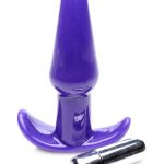 Frisky Thrilling Purple Smooth Anal Plug