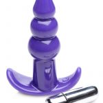 Frisky Bubbling Purple Ribbed Anal Plug