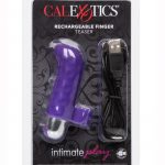 Intimate Play USB Rechargeable Finger lTeaser Silicone Waterproof Purple 2.75