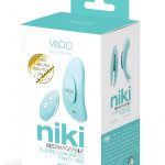 VeDO Niki Rechargeable Silicone Panty Vibrator - Tease Me Turquoise