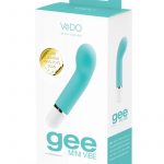 VeDO Gee Silicone Mini Vibrator - Tease Me Turquoise