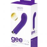 VeDO Gee Plus Rechargeable Silicone Bullet Vibrator - Into You Indigo