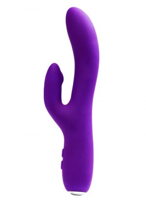 VeDO Rockie Rechargeable Silicone Dual Vibrator - Into You Indigo