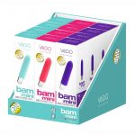 VeDO Bam Mini Rechargeable Silicone Bullet Vibrator Assorted (12 per Display)