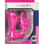 CalExotics Silicone Rechargeable G-Spot Arouser Vibrator With Remote Control - Pink