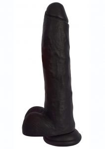 Jock Realistic Dong With Balls 11in - Black