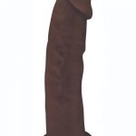 FleshStixxx Dual Density Silicone Bendable Dong 6in - Chocolate