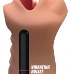 Skinsations Hum Job Vibrating Mouth Stroker - Vanilla