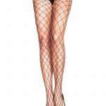 Leg Avenue Fence Net Pantyhose - O/S - Black