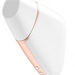 Satisfyer Love Triangle Rechargeable Silicone Clitoral Stimulator - White