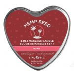 Earthly Body Hemp Seed 3 in 1 Heart Massage Candle Muah 4oz