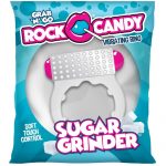 Rock Candy Sugar Grinder Vibrating Cock Ring - White