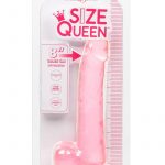 Size Queen Dildo - 8in - Pink