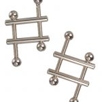 Nipple Grips Crossbar Nipple Vices - Silver