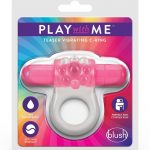 Play With Me Teaser Vibrating Cock Ring - Pink