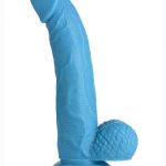 Pop Peckers Dildo with Balls 7.5in - Blue