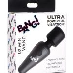 Bang! 10X Vibrating Mini Rechargeable Silicone Wand - Black