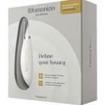 Womanizer Premium 2 Rechargeable Silicone Clitoral Stimulator - Gray