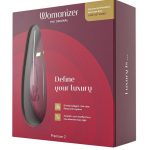 Womanizer Premium 2 Rechargeable Silicone Clitoral Stimulator - Bordeaux