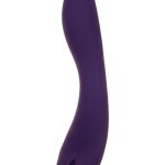 Thorny Rose Rechargeable Silicone Dual-End Vibrator - Purple