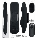 Gender X Our Undie Vibe Rechargeable Silicone Panty Vibe with Remote Control - Black