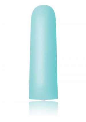 Exciter Mini Vibe Rechargeable Silicone Vibrator - Aqua