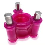 Oxballs Heavy Squeeze Ballstretcher with Stainless Steel Weights - Hot Pink