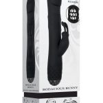 Bodacious Bunny Rechargeable Silicone Rabbit Vibrator - Black