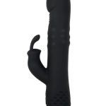 Bodacious Bunny Rechargeable Silicone Rabbit Vibrator - Black