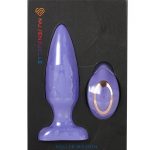 Nu Sensuelle Andii Rechargeable Silicone Plug with Roller Motion - Ultra Violet