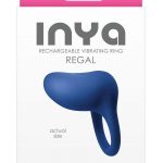 Inya Regal Rechargeable Siicone Cock Ring - Blue