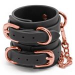 Bondage Couture Wrist Cuffs - Black