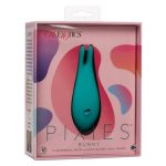 Pixies Bunny Rechargeable Silicone Finger Vibrator - Green