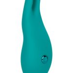 Pixies Bunny Rechargeable Silicone Finger Vibrator - Green