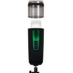 Gender X Message In A Bottle Rechargeable Thrusting Spinning Stroker - Black/Clear