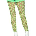 Leg Avenue Jumbo Pothole Net Tights - O/S - Neon Green