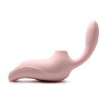 Shegasm 3-Way Elixir Rechargeable Silicone Sucking andamp; Pulsing Vibrator - Pink