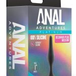 Anal Adventures Platinum Silicone Beginner Plus - Medium - Black