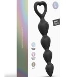 Bing Bang Silicone Anal Beads - Large - Black Onyx