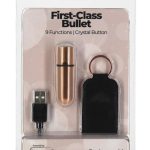 PowerBullet First Class Rechargeable Mini Bullet with Crystal - Rose Gold