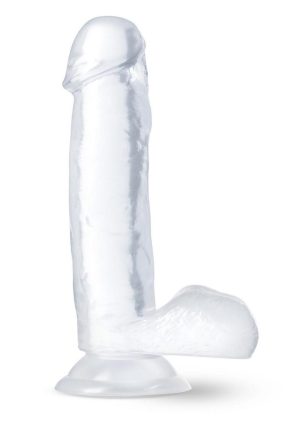 B Yours Diamond Gleam Dildo 7in - Clear