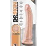 Dr. Skin Dr. Noah Silicone Dildo with Balls and Suction Cup 8in - Vanilla