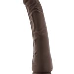 Dr. Skin Plus Posable Dildo with Balls 9in - Chocolate