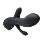 Rumblers 10X Triple Stim Silicone Vibrator - Black