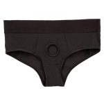 Her Royal Harness Backless Brief - Small/Medium - Black