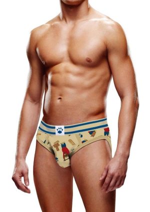 Prowler Lumberbear Brief - XSmall - Brown/Blue